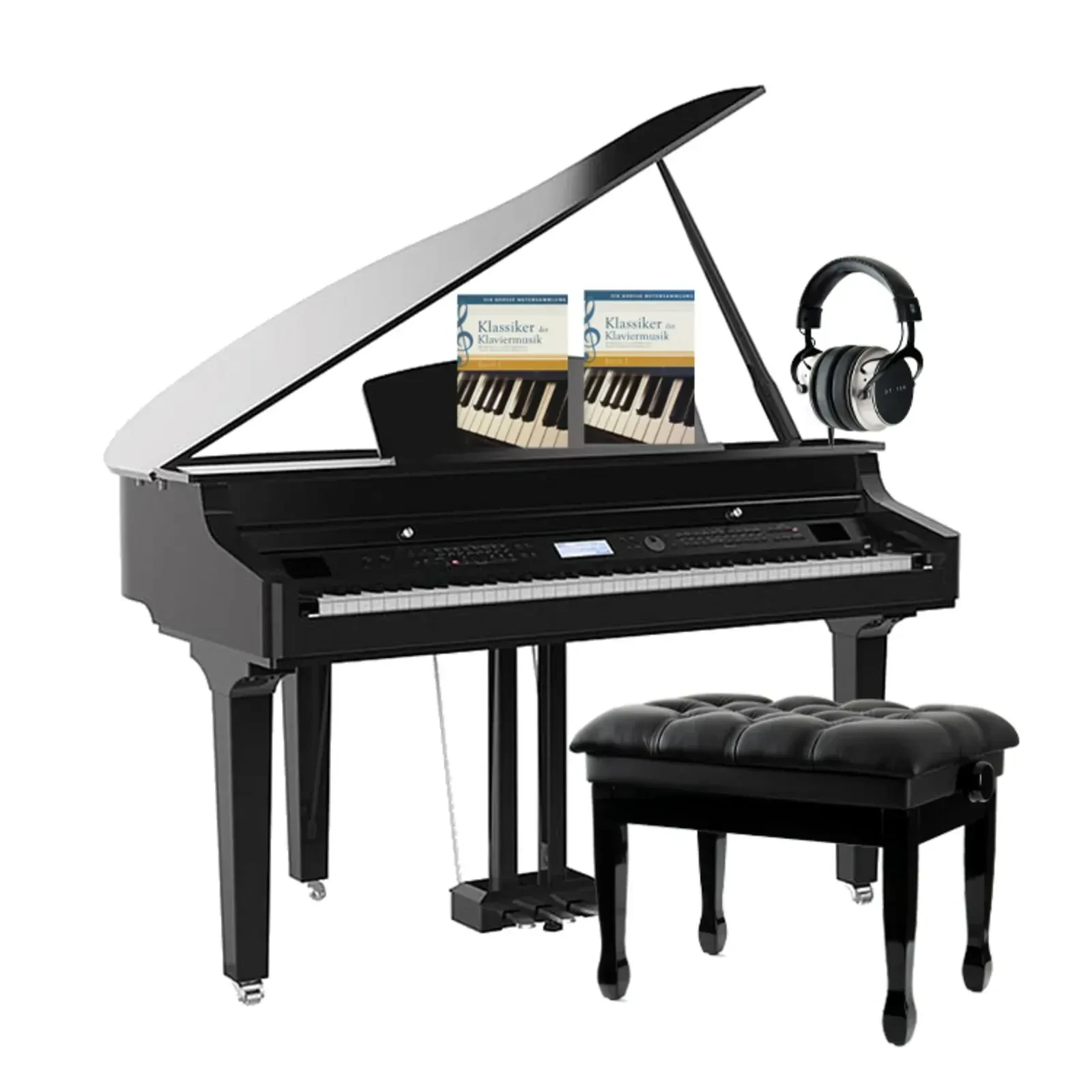 Цифровое пианино Fame Audio Grand 3100 Deluxe рояльного типа, 1200 тембров, 270 стилей, USB MIDI (набор)