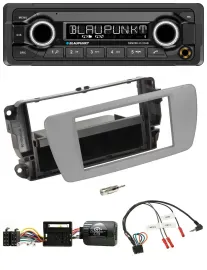 Blaupunkt Bluetooth DAB Lenkrad USB Autoradio für Seat Ibiza dublingrau