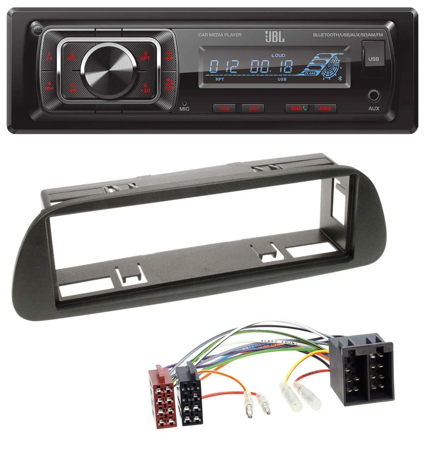 JBL SD AUX MP3 USB Bluetooth Autoradio für Mercedes Sprinter W314 ab 2001