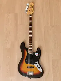 Бас-гитара Fender Jazz Bass '75 Vintage Reissue JB75-90US USA Fender JJ Sunburst w/gigbag Japan 2002