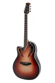 Электроакустическая гитара Ovation CE44LX-1R Celebrity Elite Plus Mid Cutaway Ruby Burst