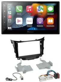 Автомагнитола для Hyundai i30 (с 2012) Pioneer DAB, Bluetooth, 2DIN, USB, MP3