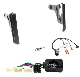 Radioset Lenkradadapter Doppel DIN Autoradio für Toyota RAV 4 2001-2005