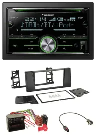 Pioneer Bluetooth MP3 DAB 2DIN USB CD Autoradio für BMW 5er E39 X5 Quadlock