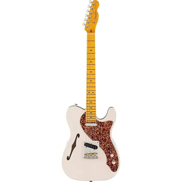 Электрогитара полуакустическая Fender American Professional II Telecaster Thinline LE White Blonde