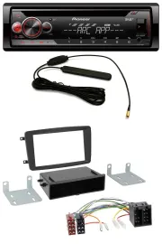 Автомагнитола Pioneer CD, USB, AUX, DAB, MP3 для Mercedes C-Class/CLK/Vito/Viano