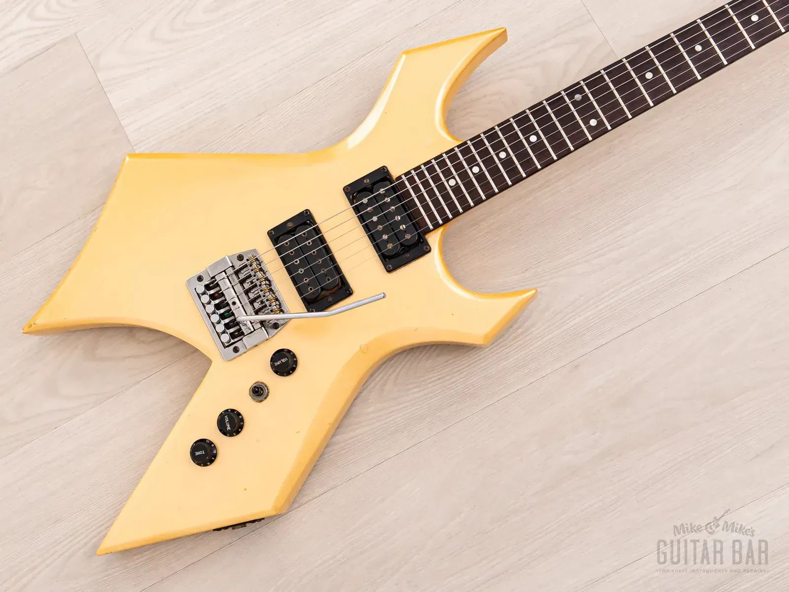 1985 BC Rich NJ Series Warlock Guitar w/ Kahler 2300 & DiMarzio Pickups, Japan