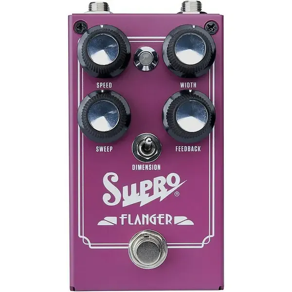 Педаль эффектов для электрогитары Supro 1309 Flanger Effects Pedal Purple