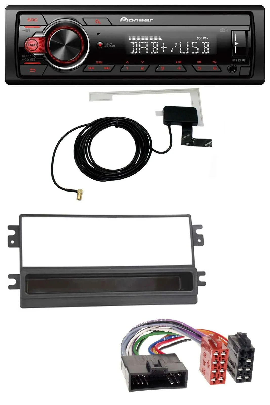 Pioneer 1DIN MP3 DAB USB AUX Autoradio für Kia Clarus Carens FL Carnival Sportag