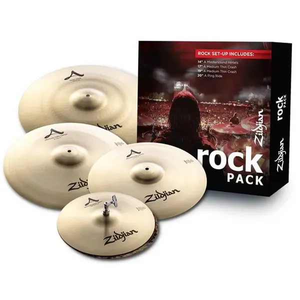Набор тарелок для барабанов Zildjian Rock Music Cymbal Pack