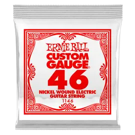Струна для электрогитары Ernie Ball P01146 Custom gauge, сталь никелированная, калибр 46