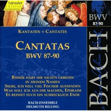BACHCOLLEGIUM STUTTGART / HELMUTH RILLING - J.S.Bach Cantatas Bwv 87-90 (CD)