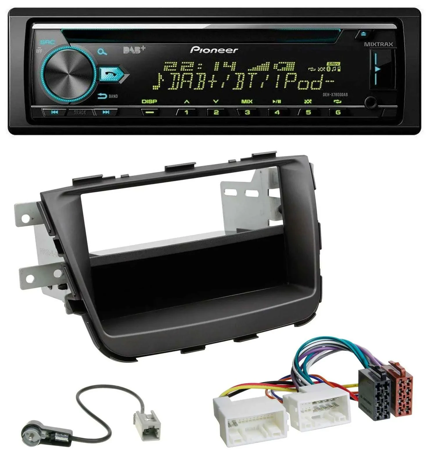 Автомагнитола для Kia Sorento II (2012–2015) Pioneer DAB, CD/MP3, USB, Bluetooth