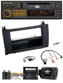 Pioneer DAB Lenkrad USB Bluetooth Autoradio für Mercedes SLK R171 2008-2011