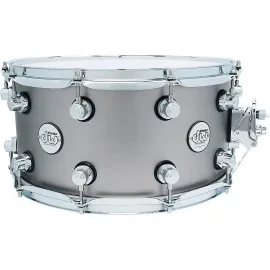 DW Design Series Limited-Edition Snare Drum - 14 x 7 in. Titanium Satin Lacquer