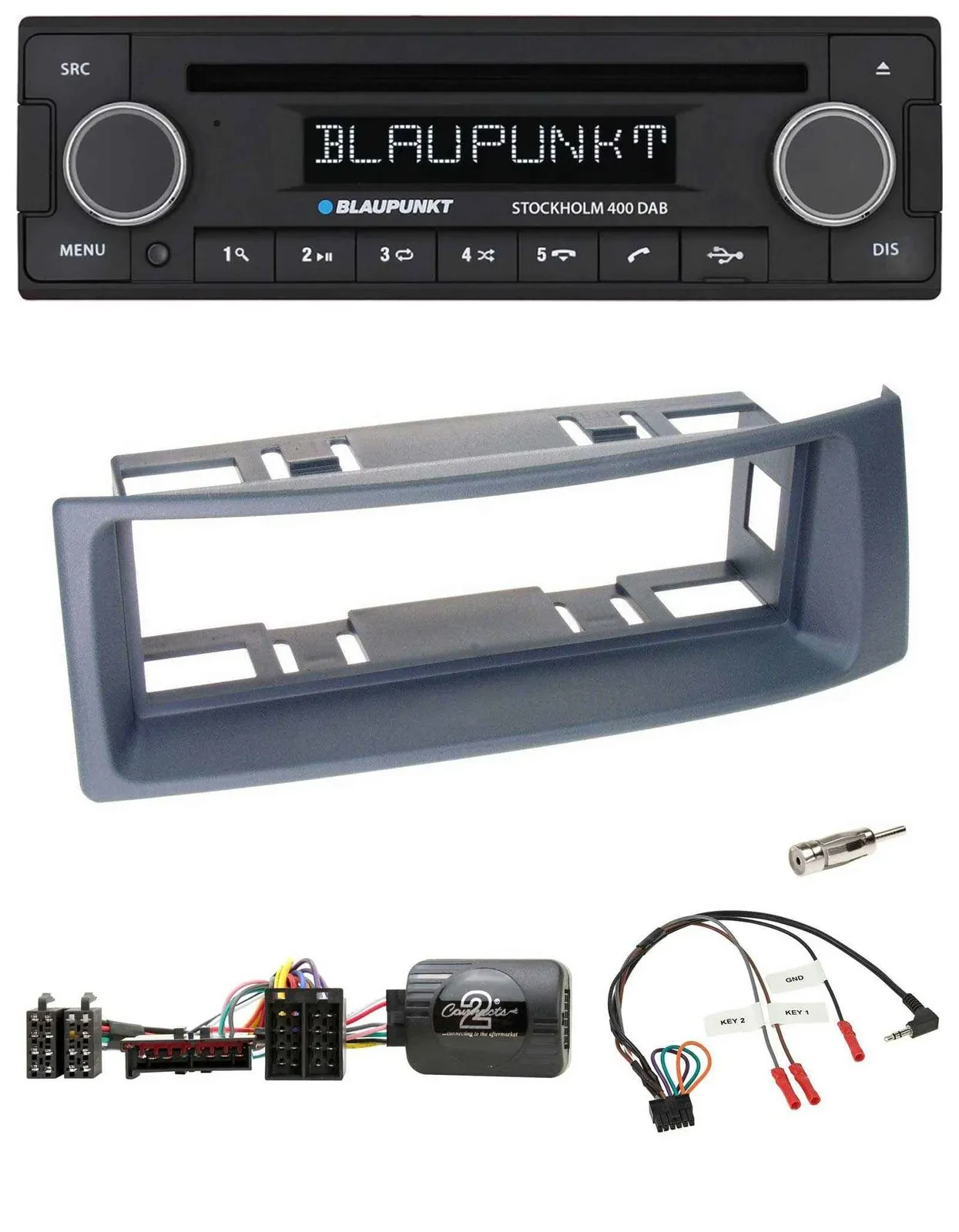 Blaupunkt Lenkrad Bluetooth DAB CD USB Autoradio für Renault Scenic Megane 1996-