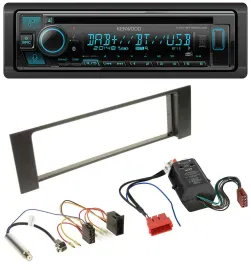 Kenwood Bluetooth DAB CD MP3 USB Autoradio für Audi A4 B6 00-04 Bose Aktivsystem
