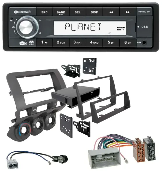 Continental MP3 AUX USB DAB 1DIN Autoradio für Honda Fit 06-07 nur US-Importe