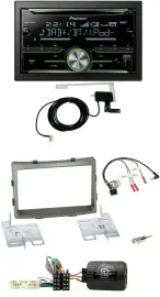 Pioneer CD USB Lenkrad Bluetooth 2DIN DAB Autoradio für SSangYong Rodius ab 2013