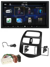 Автомагнитола для Chevrolet Spark (KLM, 2012–2013) Alpine 2DIN, Bluetooth, MP3, DAB, USB