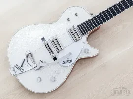 2011 Gretsch G6129T Silver Sparkle Jet Near-Mint w/ Filter'Tron, Case & Hangtags