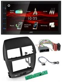 JVC USB Bluetooth MP3 DAB 2DIN Autoradio für Mitsubishi ASX 2010-2014