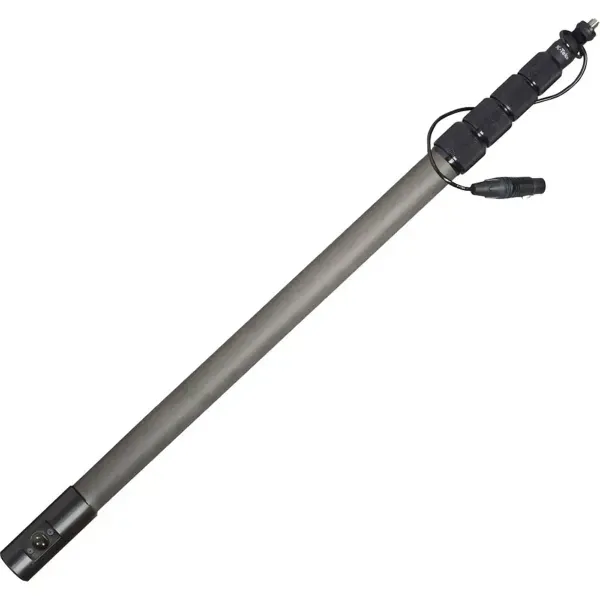 K-Tek 36.8"-12'.6" 5-Section Carbon Fiber Boom Pole w/Coiled Cable #KEG150CCR