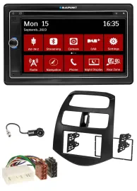 Blaupunkt Bluetooth DAB 2DIN USB DVD MP3 Autoradio für Chevrolet Spark KLM 2012-