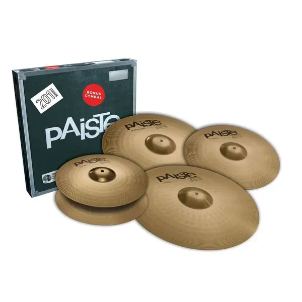 Набор тарелок для барабанов Paiste 201 Bronze Universal Set (14, 16, 18, 20)