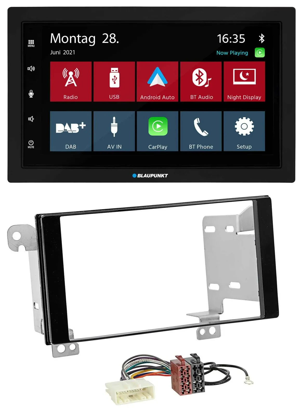 Автомагнитола для Subaru Forester/Impreza/XV Blaupunkt 2-DIN, Bluetooth, DAB, USB, MP3