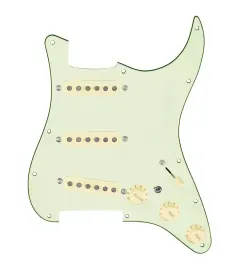 Пикгард с электроникой для электрогитары 920D Custom SLPG-VTGA-AW-MGPG-S7W-MT для Strat, звукосниматели Aged White