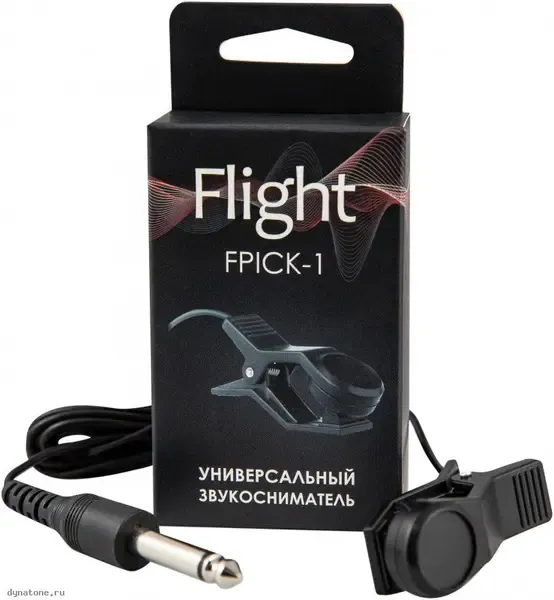 Звукосниматель для акустической гитары Flight FPICK-1 на прищепке