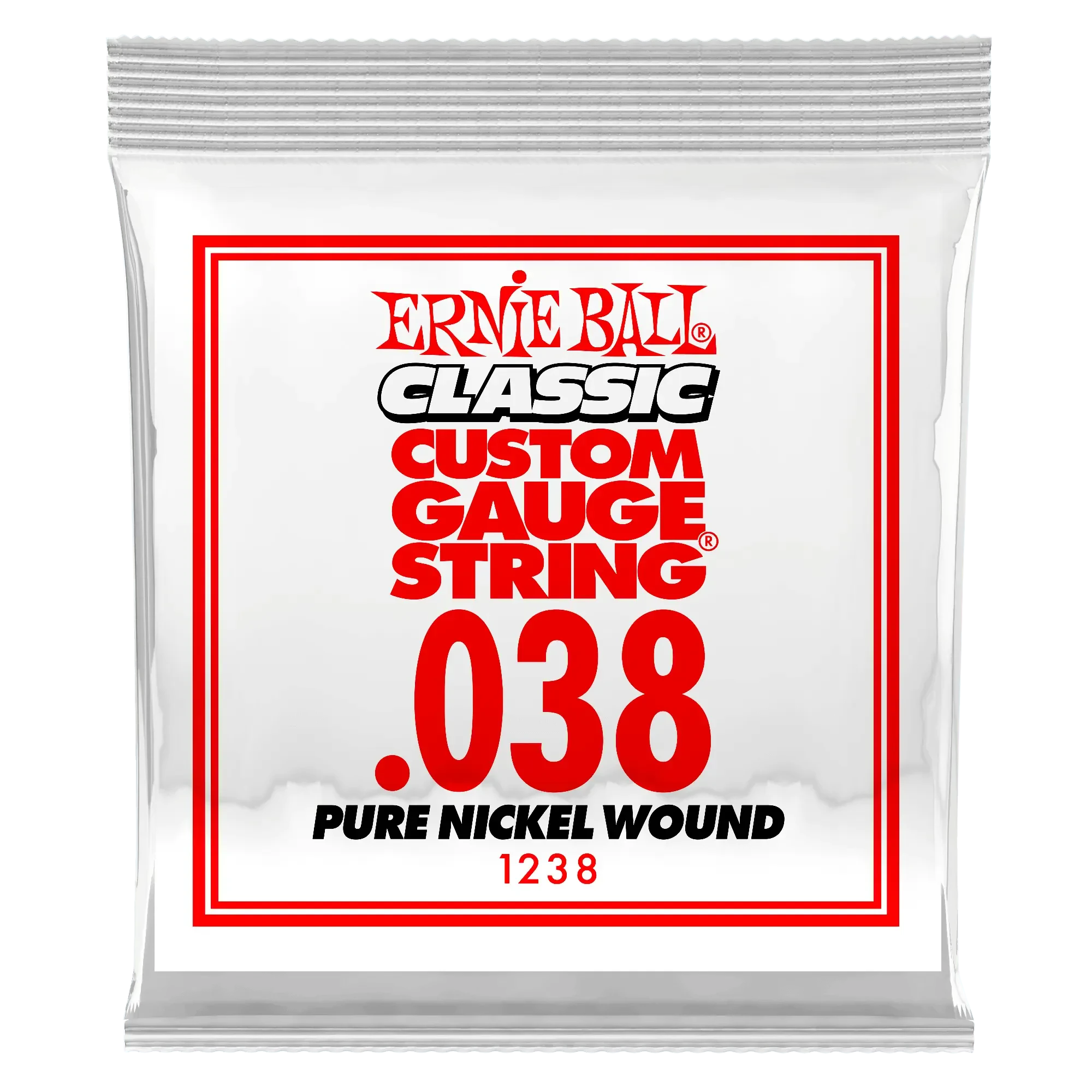 Струна для электрогитары Ernie Ball P01238, никель, калибр 38