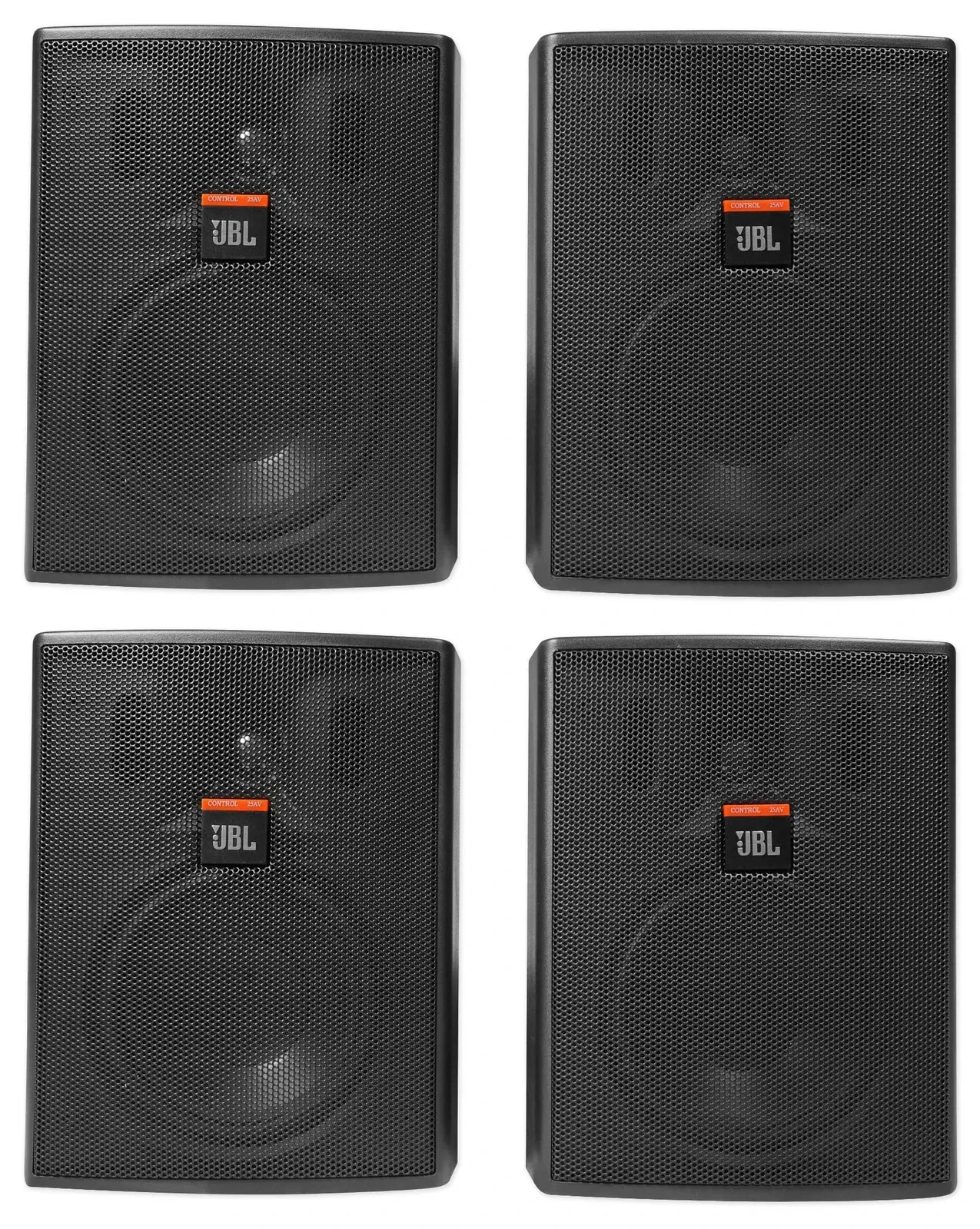 Настенная акустика JBL Control 25AV Black (4 штуки)