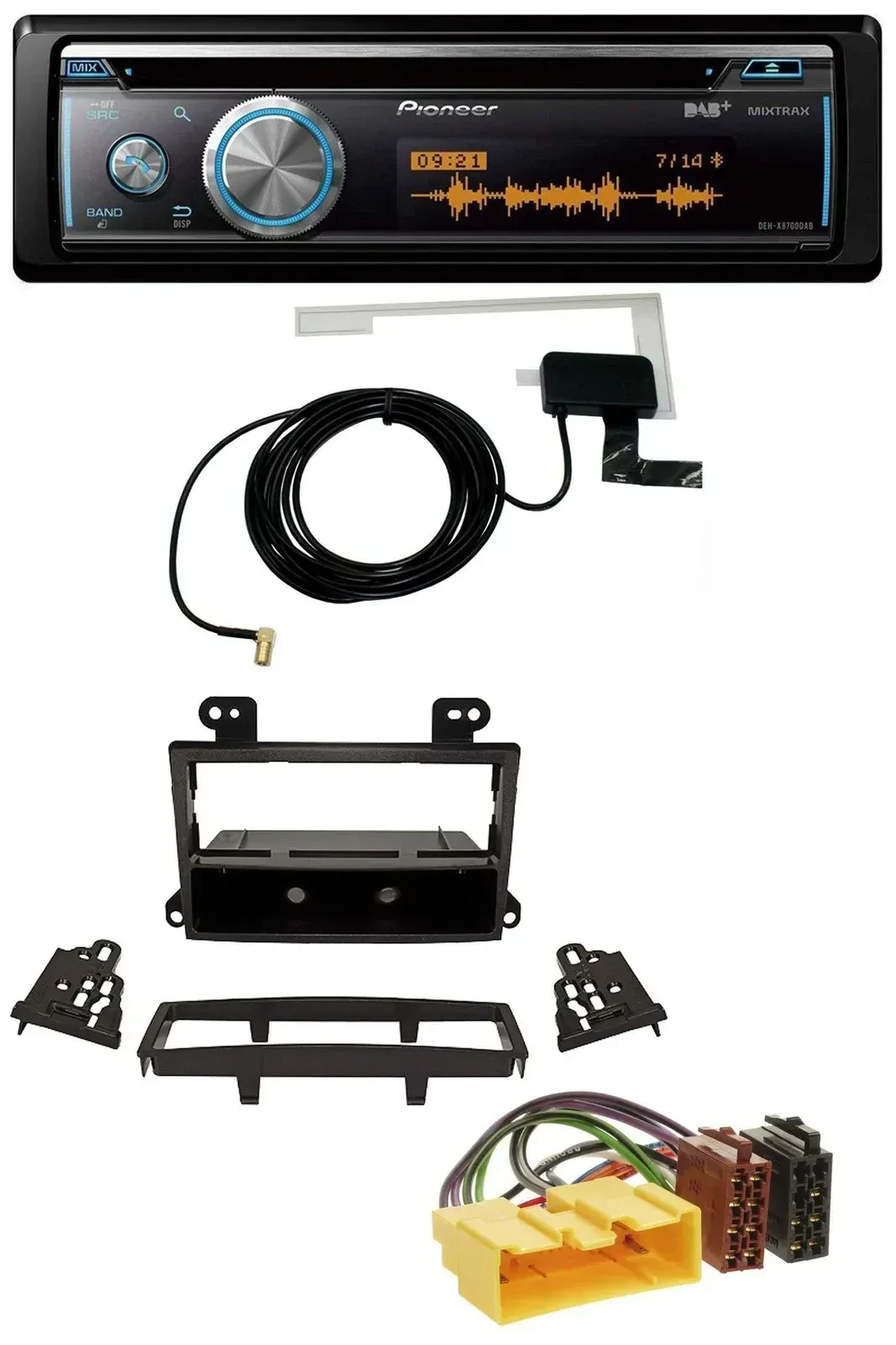 Pioneer Bluetooth DAB MP3 USB CD Autoradio für Mazda MPV (2000-2006)