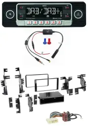 Dietz MP3 DAB Bluetooth USB Autoradio für Nissan Cube ab 09 Frontier ab 13 Juke