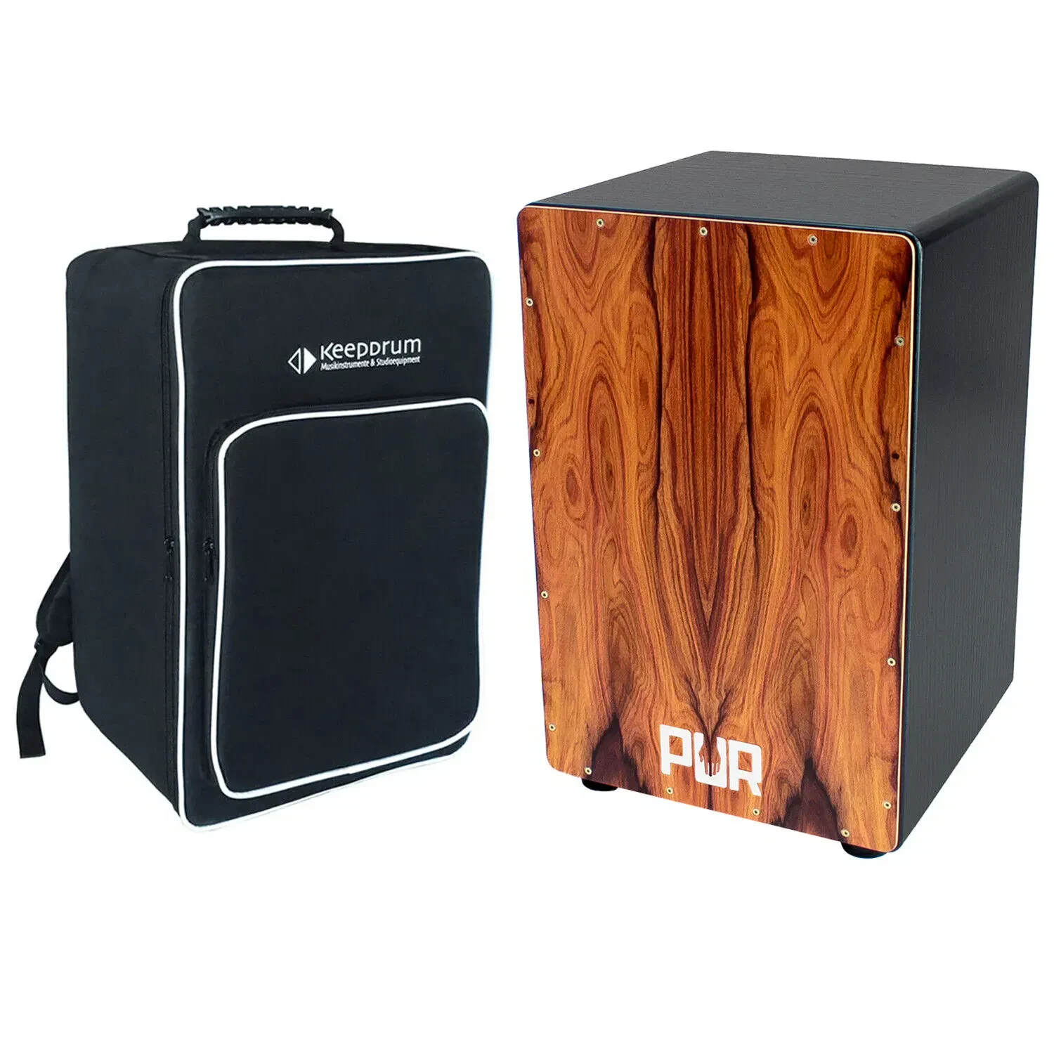 Кахон PUR CAJON PC1077 Vision One Santos Rosewood с чехлом
