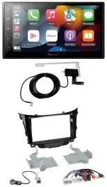 Pioneer MP3 USB Bluetooth DAB 2DIN Autoradio für Hyundai i30 ab 2012 AUX USB