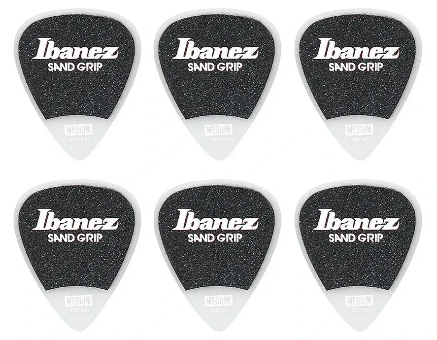 Медиаторы Ibanez PPA14MSG-WH Medium Sand Grip 1.0 (6 штук)