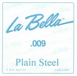 Струна для акустической и электрогитары La Bella PS009, сталь, калибр 9