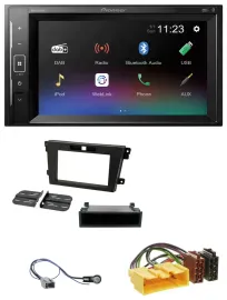 Pioneer DAB MP3 2DIN Bluetooth USB Autoradio für Mazda CX-7 (2008-2010)