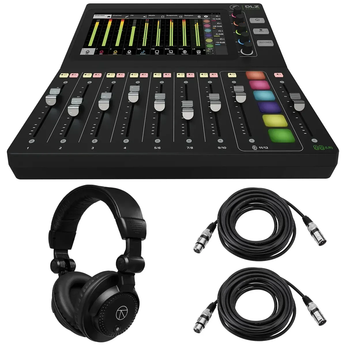 Микшер для стриминга Mackie DLZ Creator с аксессуарами