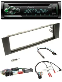 Автомагнитола для Audi A3 2003–2006 Pioneer USB/MP3/DAB, CD, с адаптером управления на руле