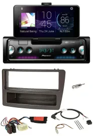 Автомагнитола Pioneer USB, Bluetooth, DAB для Honda Civic 2004–2006, антрацит