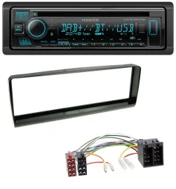 Kenwood Bluetooth DAB CD MP3 USB Autoradio für Alfa Romeo 156 (1997-2001)