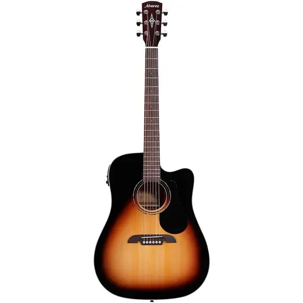 Электроакустическая гитара Alvarez Alvarez Regent Series Dreadnought Cutaway Acoustic-Electric Sunburst