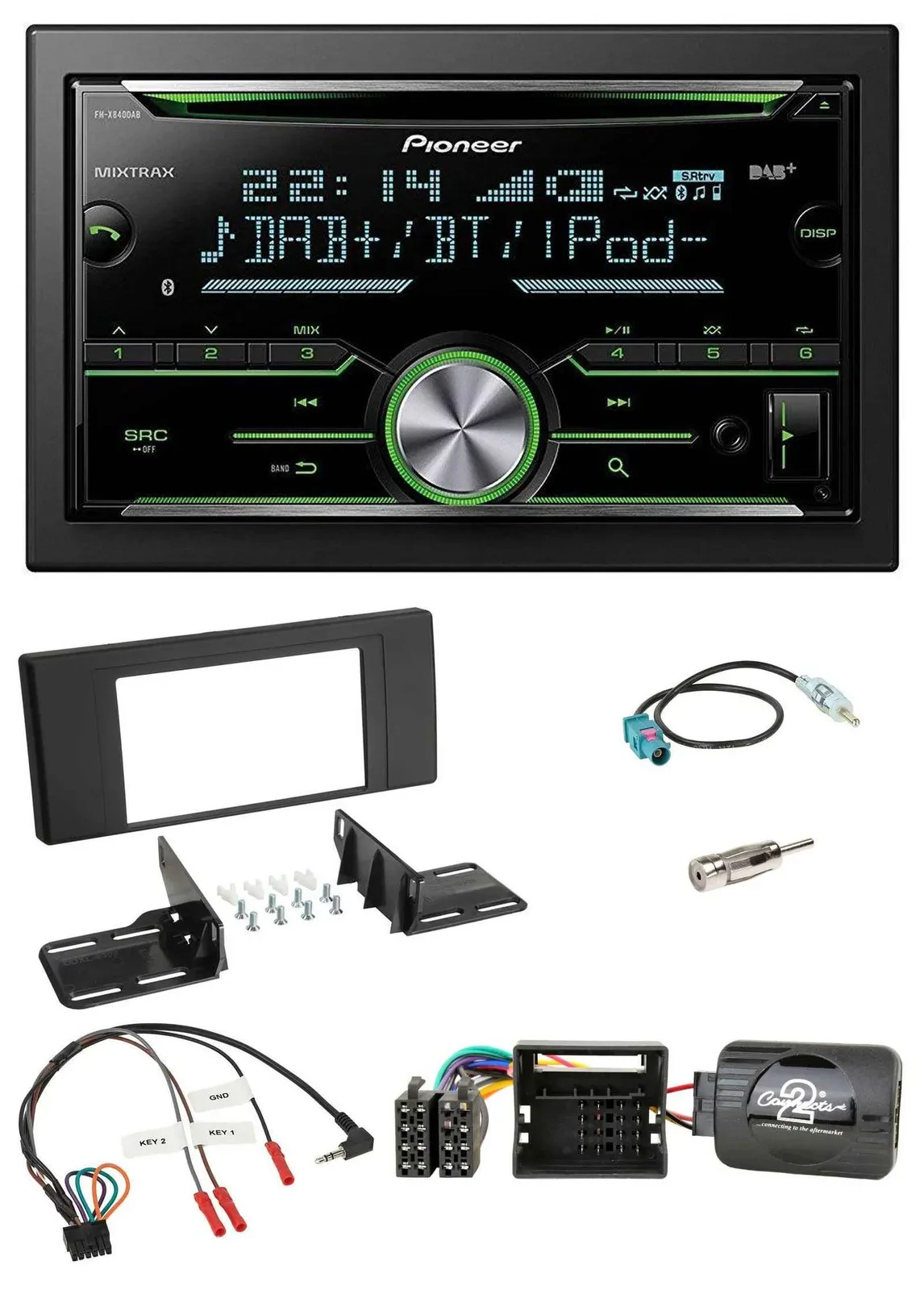 Автомагнитола для Land Rover Range Rover V Pioneer Bluetooth, DAB, 2DIN, USB, CD