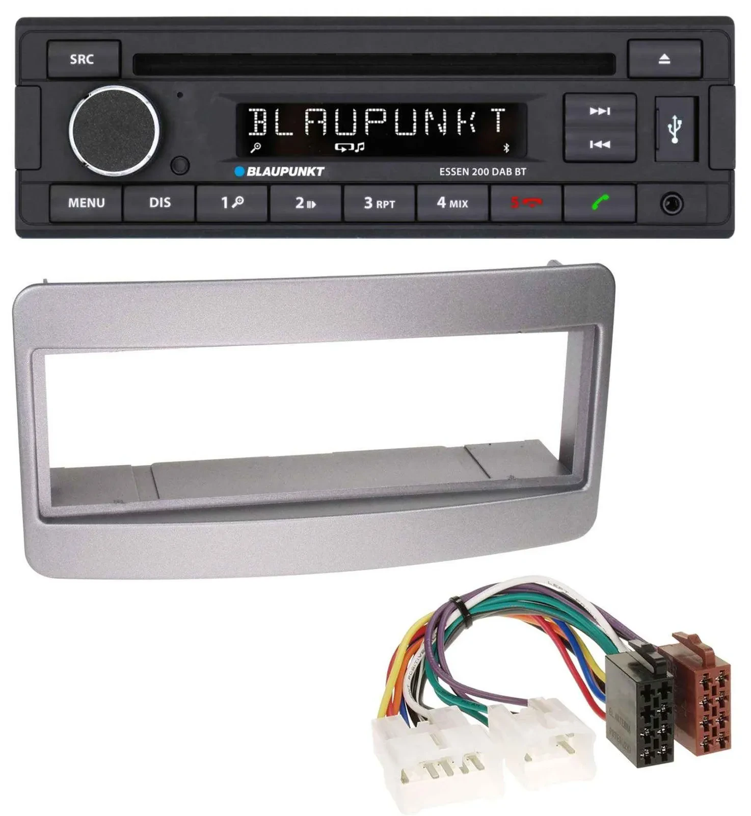 Blaupunkt USB MP3 Bluetooth DAB CD Autoradio für Toyota Celica MR2 dunkelsilber