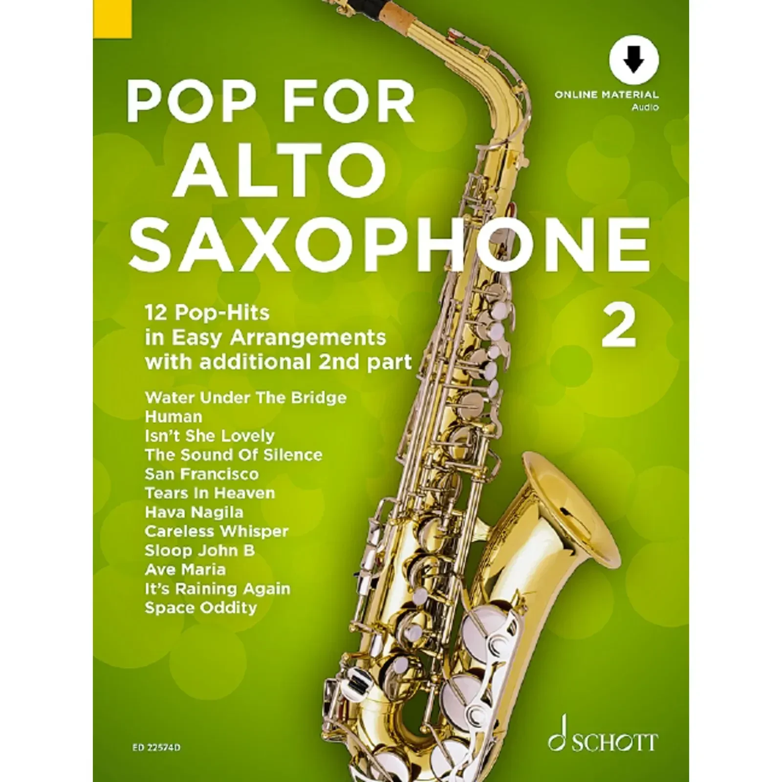 Сборник песен Schott Music Pop For Alto Saxophone 2