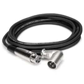 Микрофонный кабель Hosa Technology 5' 3-Pin Straight XLR Female to Right Angle XLR Male Audio Cable
